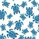 Blue and White