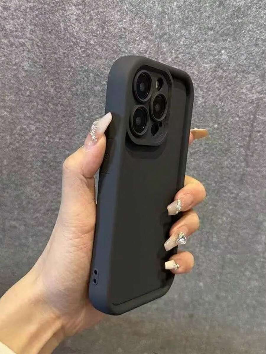 Minimalist Thick Anti-Drop Soft Mobile Phone Case For IPhone 16 Pro Max/16/16 Pro/16 Plus/16E/15/15 Plus/15 Pro/15 Pro Max/11/12/13/14 Pro Max/XS/XR/11 Pro/11 Pro Max/12 Pro/12 Pro Max/13 Pro/13 Pro Max/7 Plus/14 Pro/14 Pro Max/14 Plus/7 Plus/8 Plus/8/SE2/13 Mini/12 Mini