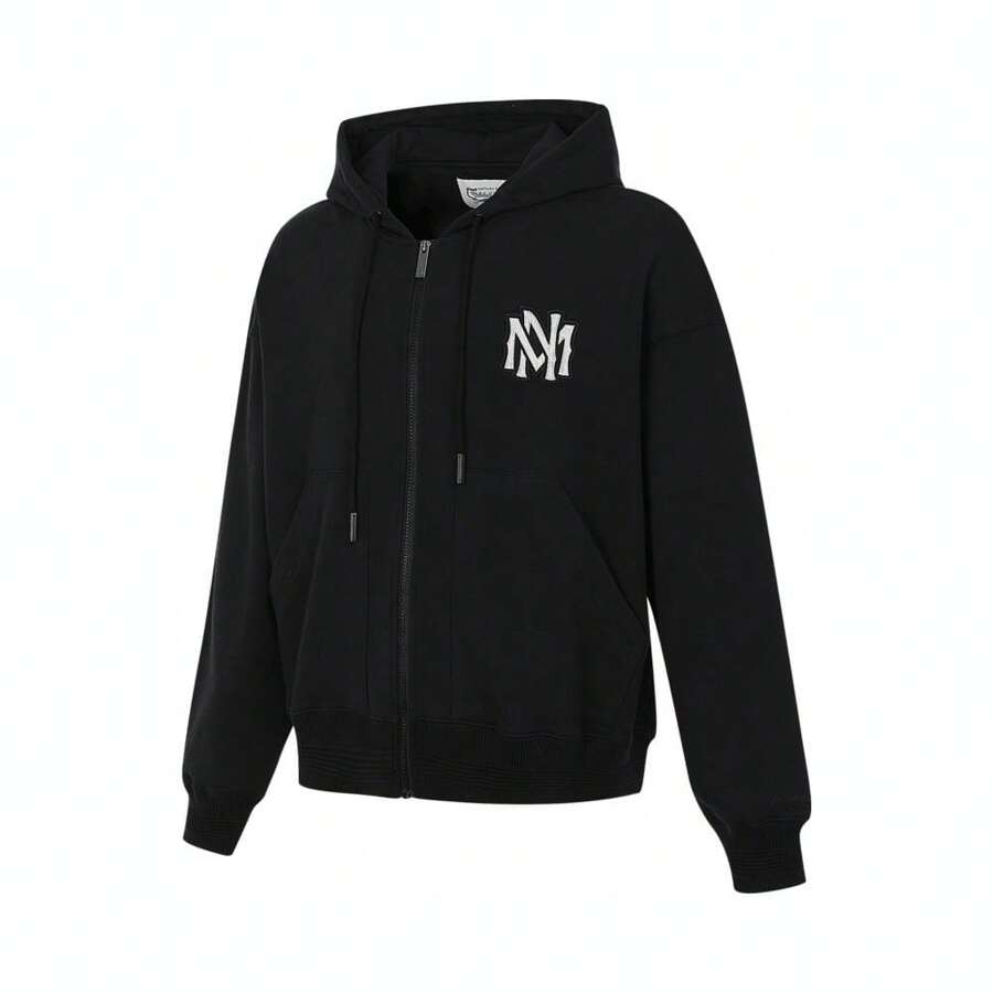 Mitchell & Ness 2024 Mitchell & Ness Brand Lifestyle Knitted Jacket/Hoodie, Knitted Pullover Hoodie MNRQAWTOHC010-BLK