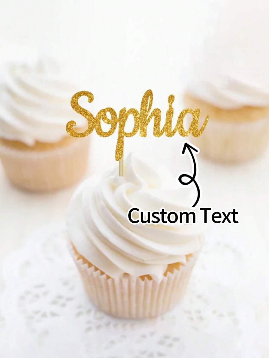 10 personalisierte Geburtstagstorte Cake Topper, individualisierbare LOGG Tortendekorationen für Partys, geeignet für Hochzeits-, Jahrestags-Torten, Mehrzweck, schimmelbeständig, zierliche Dekoration, hochwertig, individualisiert, personalisiert, einzigartig, ideales Geschenk für Abschluss, Geburtstag, Hochzeit, Zuhause, Wohnzimmer, Schlafzimmer, Teeraum, Weihnachten, multifunktional, langanhaltend, dekorativ, wiederverwendbar, exquisit, stilbewusst, hochwertig, farbig, modern, individuell, personalisiert, einzigartig, Wohndekoration