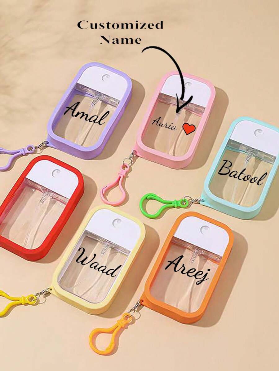 Customized Perfume, Alcohol Bottle, Portable Toner Bottle, 50ml, Multi-Color Card, Spray Bottle - Plus Protective Sleeve - Can Be Used To Send To Friends And Relatives