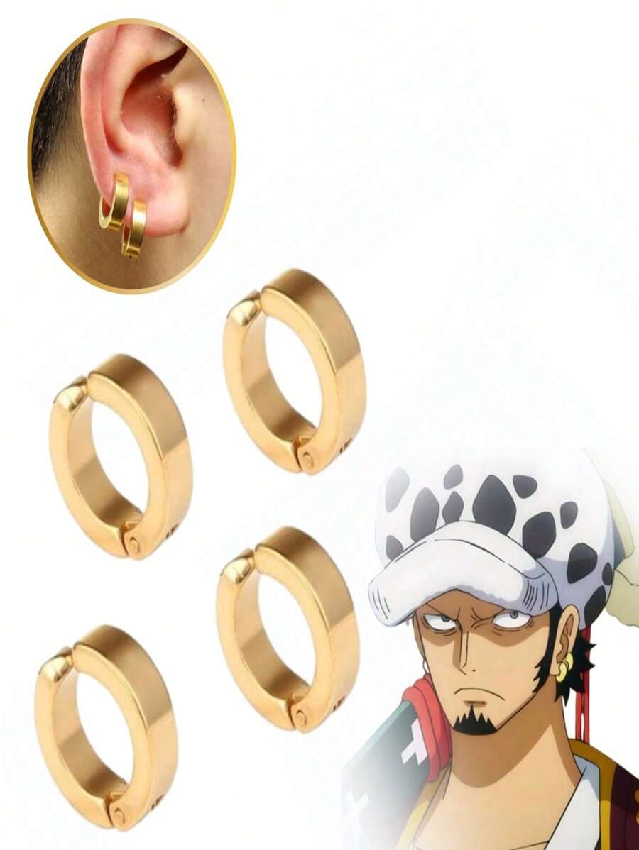 Brinco Cosplay One Piece Trafalgar Law Fantasia