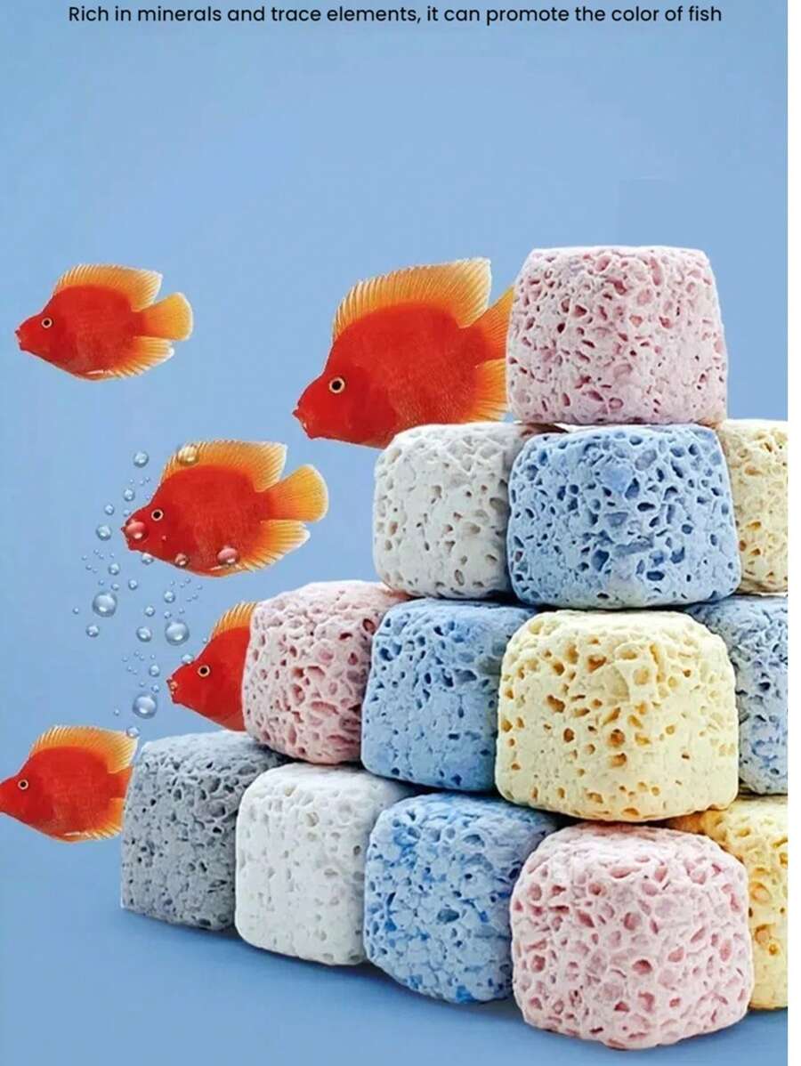 Grands anneaux de média de filtre bio pour aquarium, Filtration biologique d'aquarium, Culture bactérienne, Purification d'eau poreuse non électrostatique, Convient pour les espèces d'eau douce et d'eau de mer