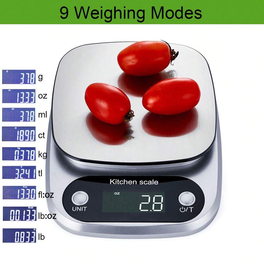1pc Kitchen Scale, Small Electronic Scale, Home Food Fruit Jewelry Spice Scale, Weighing Range 5000g/0.1g