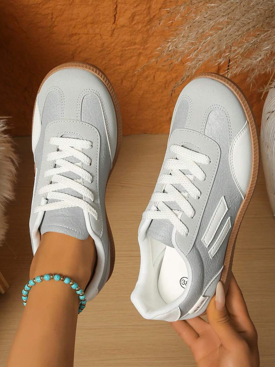 Women's Summer German Training Shoes, New Spring Autumn Lightweight Casual Flat Soft Bottom Non-Slip Mixed Color Outdoor Sports Shoes