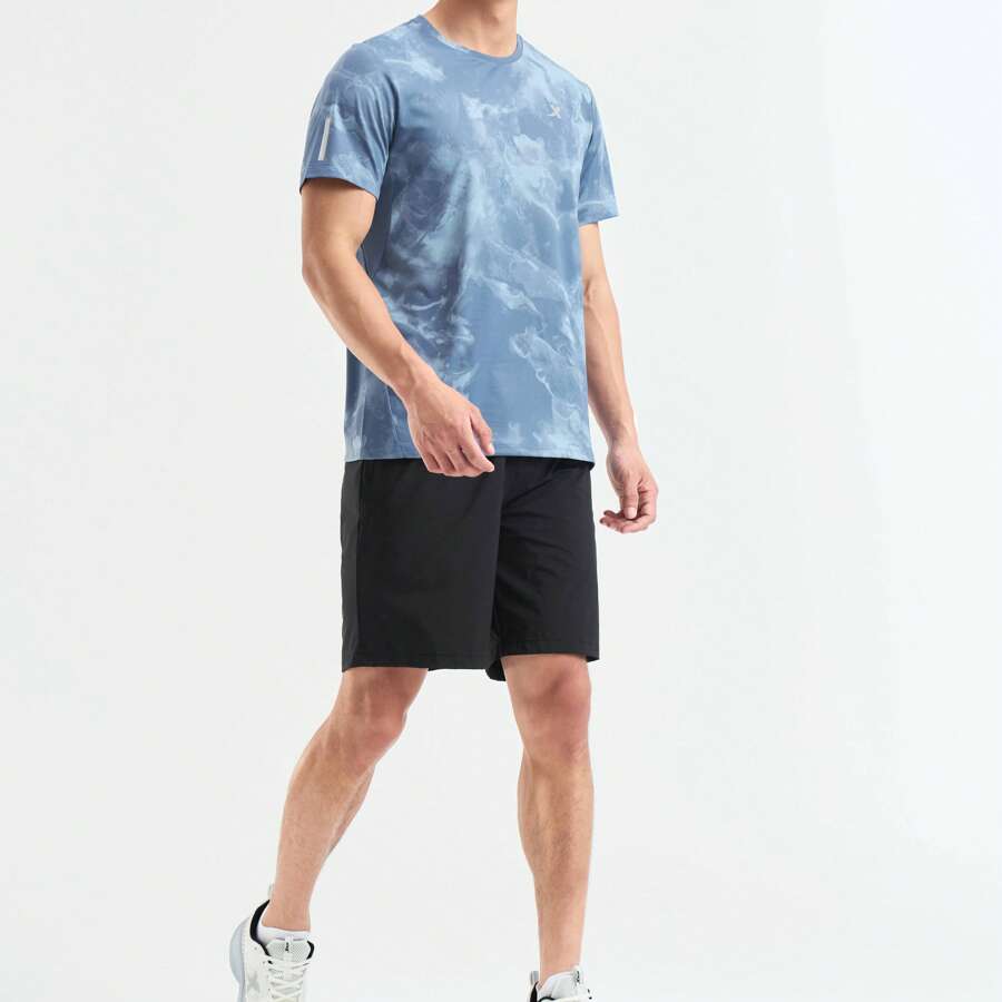XTEP Xtep Short Sleeved Men's Summer Official Running Breathable Sweat Wicking Round Neck Sports T-Shirt 976229010394