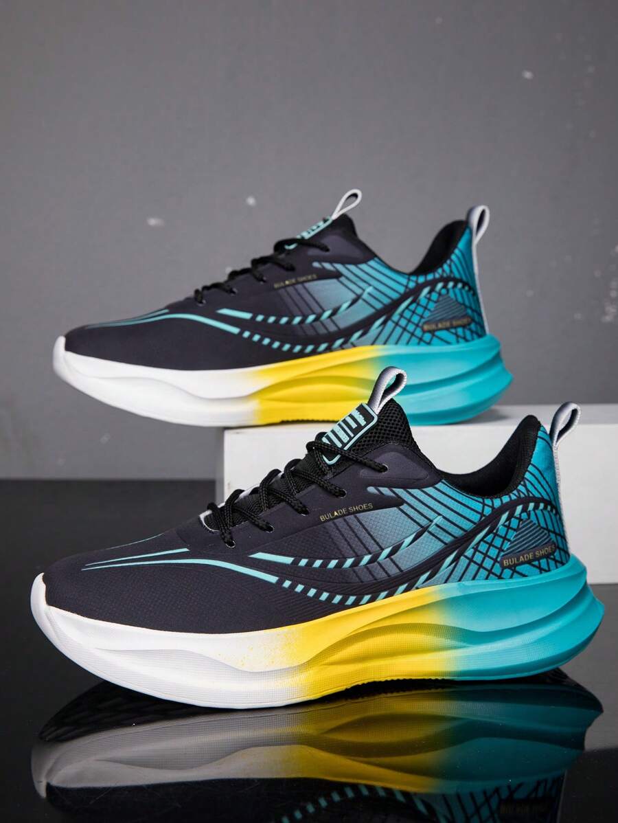 Nuove sneaker sportive leggere da uomo con tomaia in rete traspirante, suola ammortizzante e antiscivolo, adatte per la corsa estiva e l'uso in palestra, taglia leggermente piccola