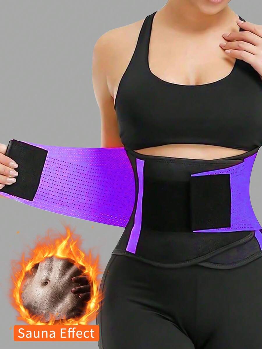 1pc Women Waist Trainer, Waist Trimmer Belt, Sweat Sauna Belt, Workout Waist Cincher, Waist Shaper, Abdominal Trainer Exercise Waist Belt Suitable For Workout Home Sports And Walk