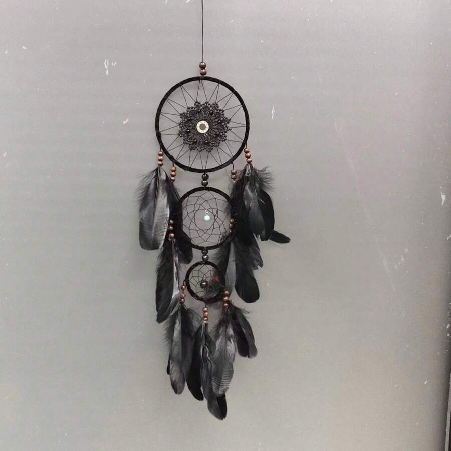 Large Dream Catcher Boho Dream Catcher With Feather Wall Hanging Decor For Home Bedroom Living Room