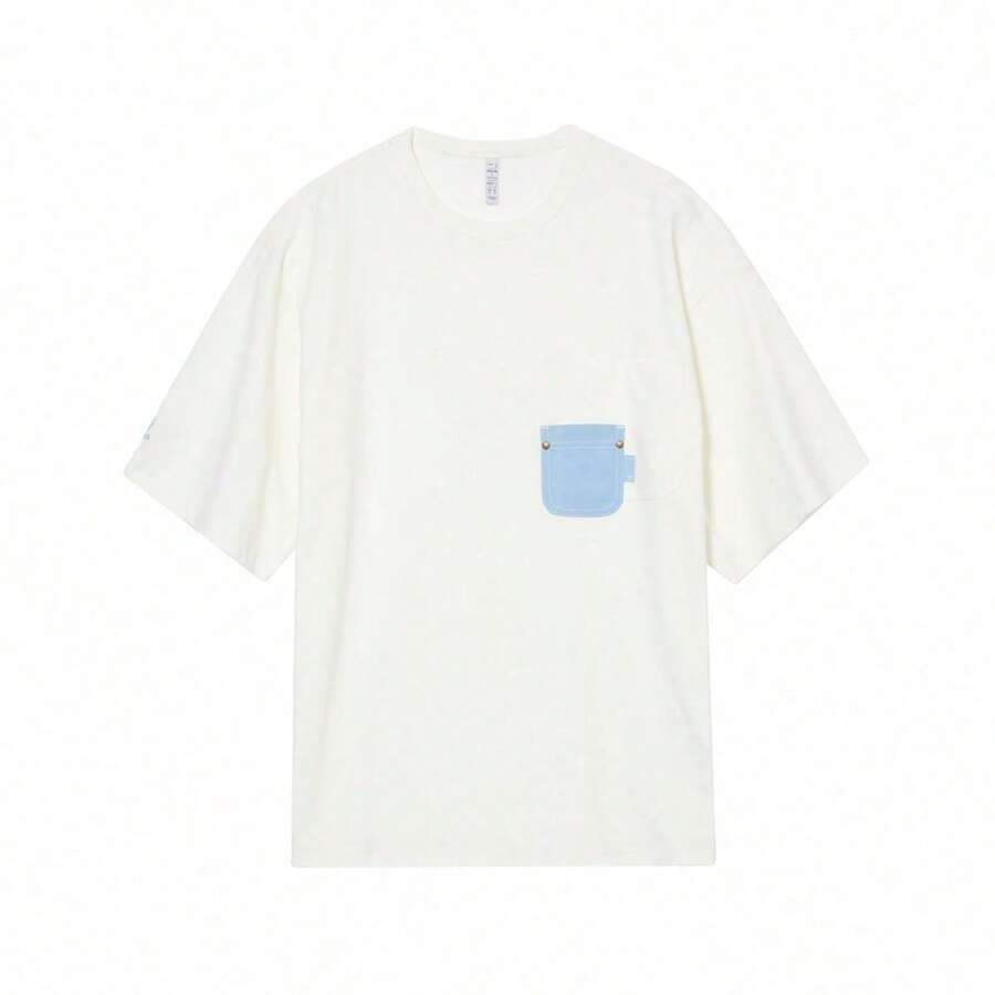 Adidas Kleeblatt-Muster Crew Neck Kurzarm Lässig bequemes Outdoor Fitness Sport T-Shirt für Herren, Loose Fit, HM7990
