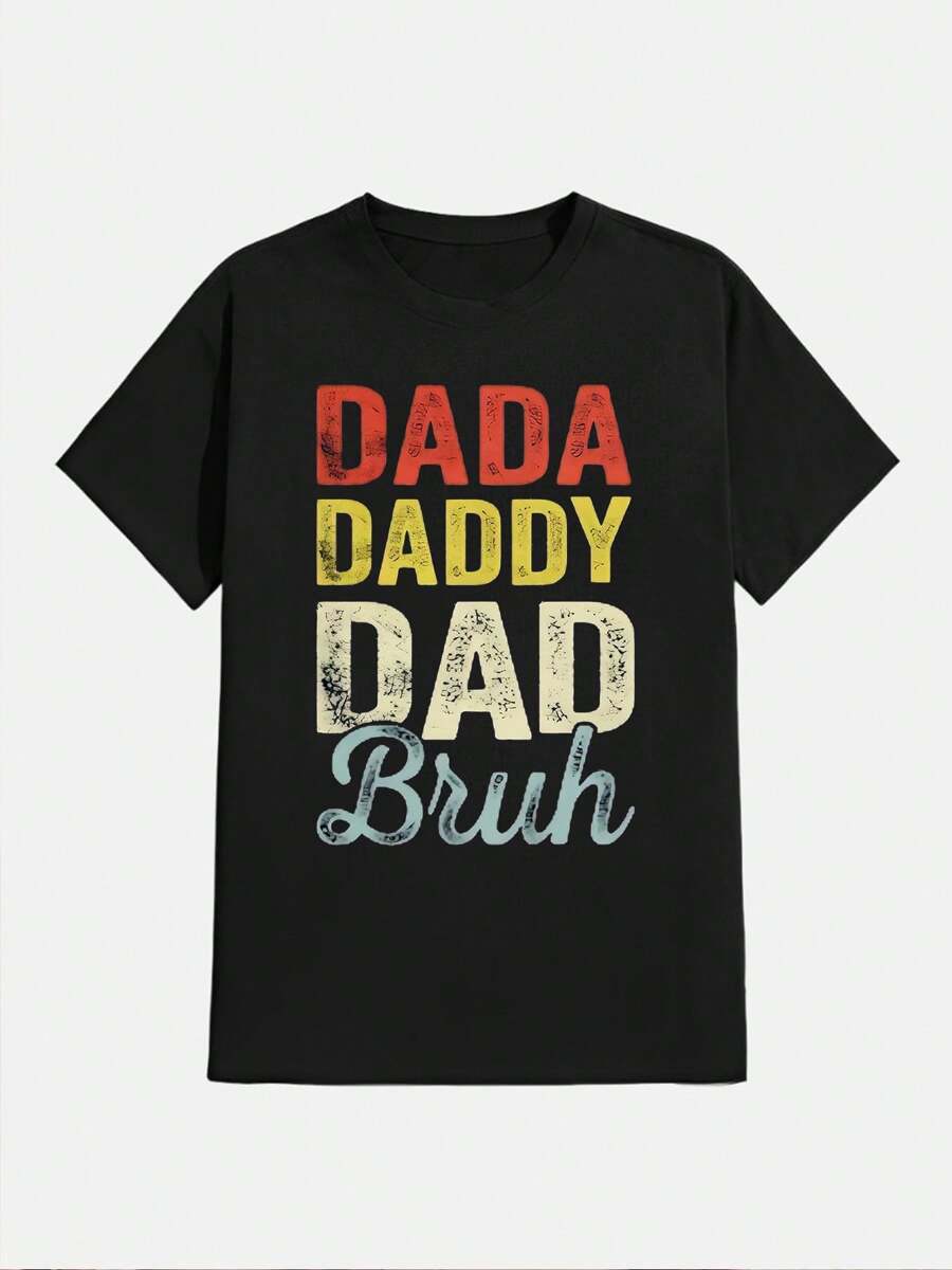 A Piece Of Casual Cotton Casual Men's Short Sleeve T-Shirt For Spring And Summer