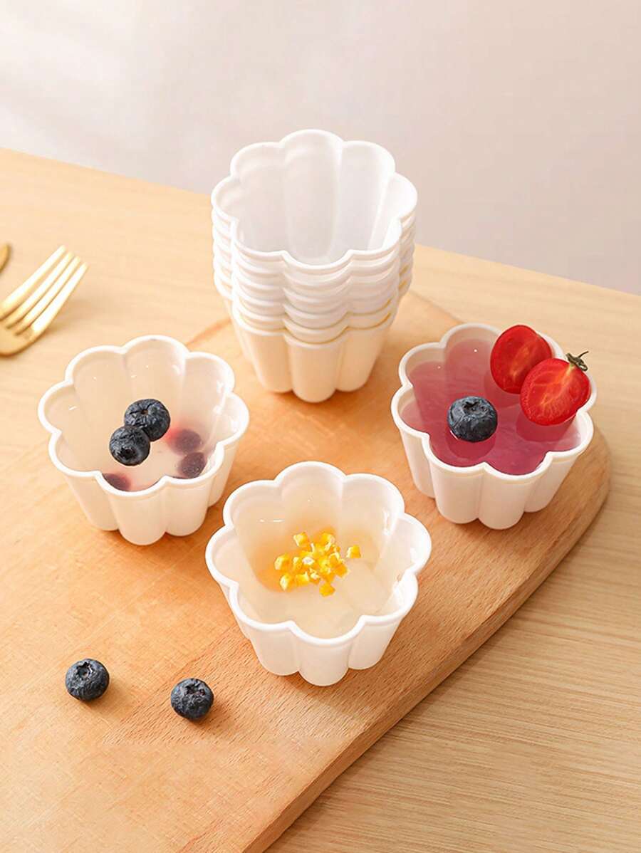 1/4pcs Jelly Pudding Egg Tart Mold Mooncake Mold Cake Mold DIY Fruit Food Baking Mold