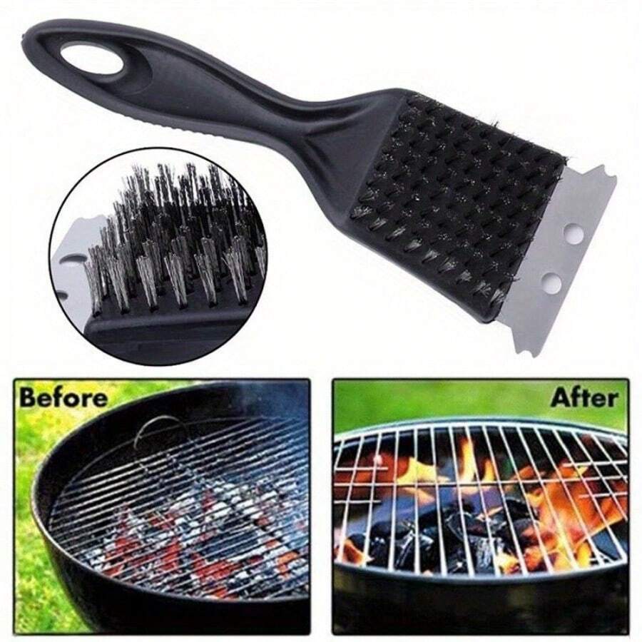 Brosse nettoyante pour barbecue, spatule pour barbecue, outils de nettoyage de casseroles de cuisine
