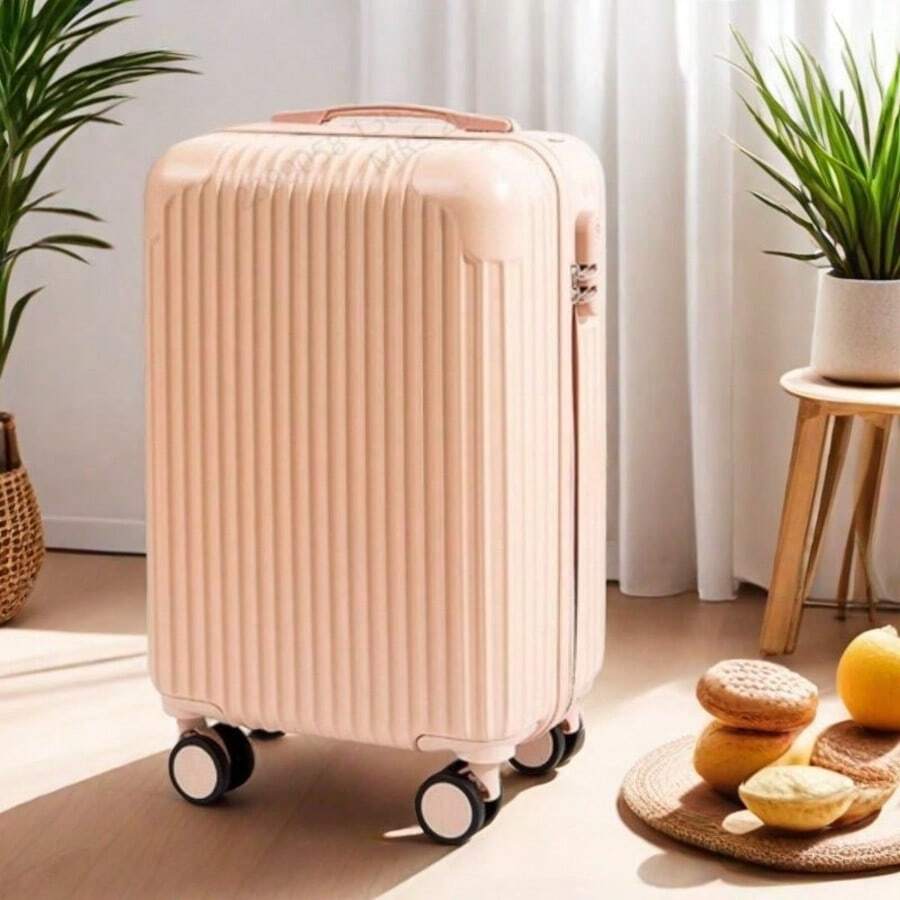 Equipaje de mano con ruedas de 20" ligero, maleta de viaje pequeña para mujeres con candado con código, bolso con ruedas tipo trolley para hombres como bolso de graduación para la escuela, accesorios y artículos escolares