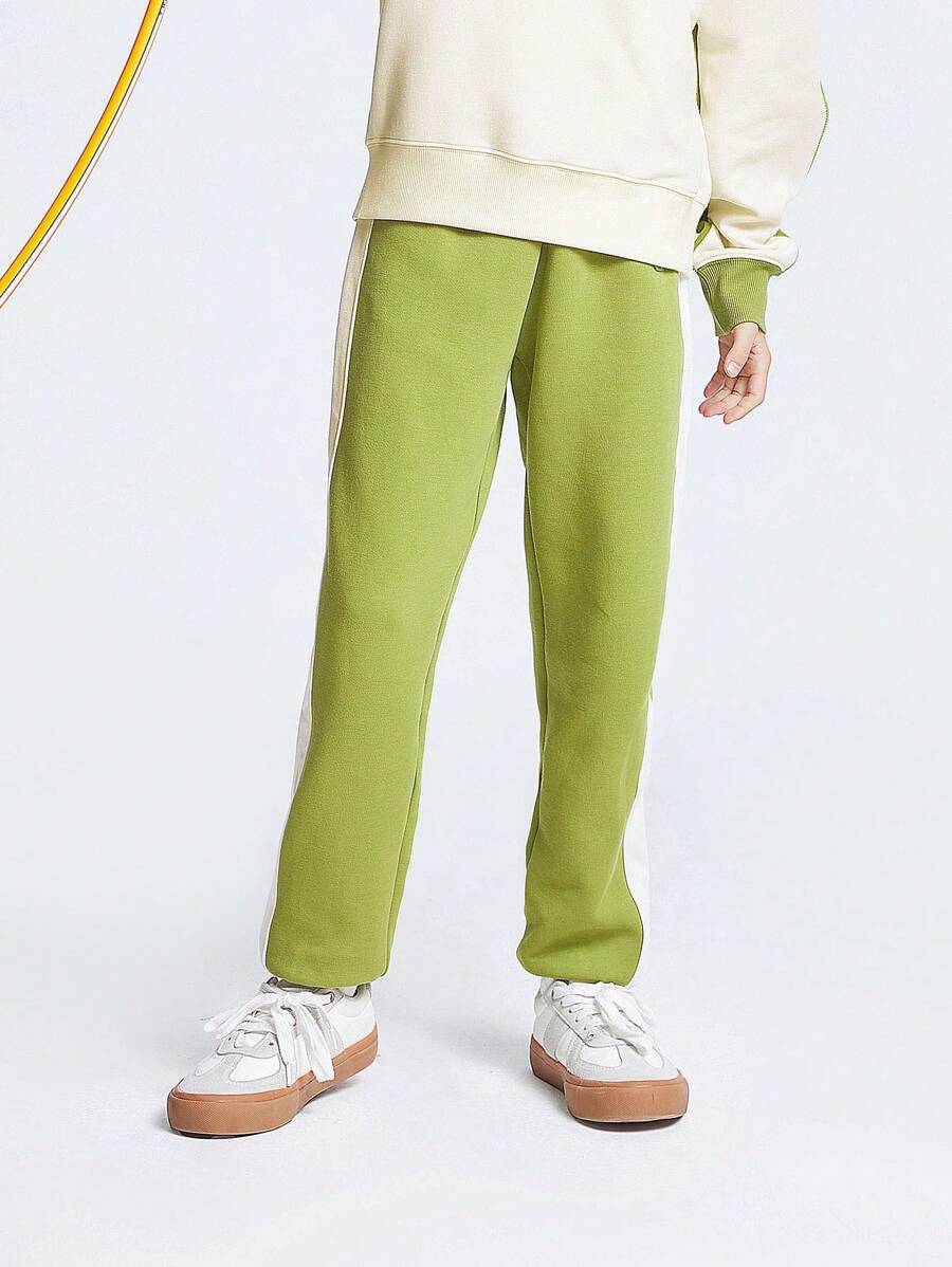 Annil Abbigliamento per bambine, pantaloni sportivi a maglia stile tween girl, pantaloni della tuta con caviglia, primavera