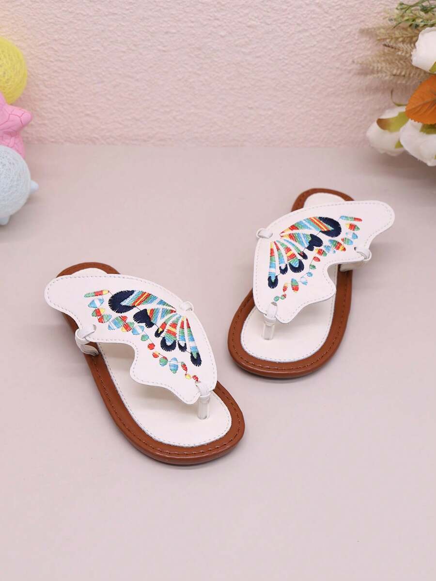 Niedliche Schmetterling Strandpantoletten für Baby & Kleinkind Mädchen, modisch und stylish
