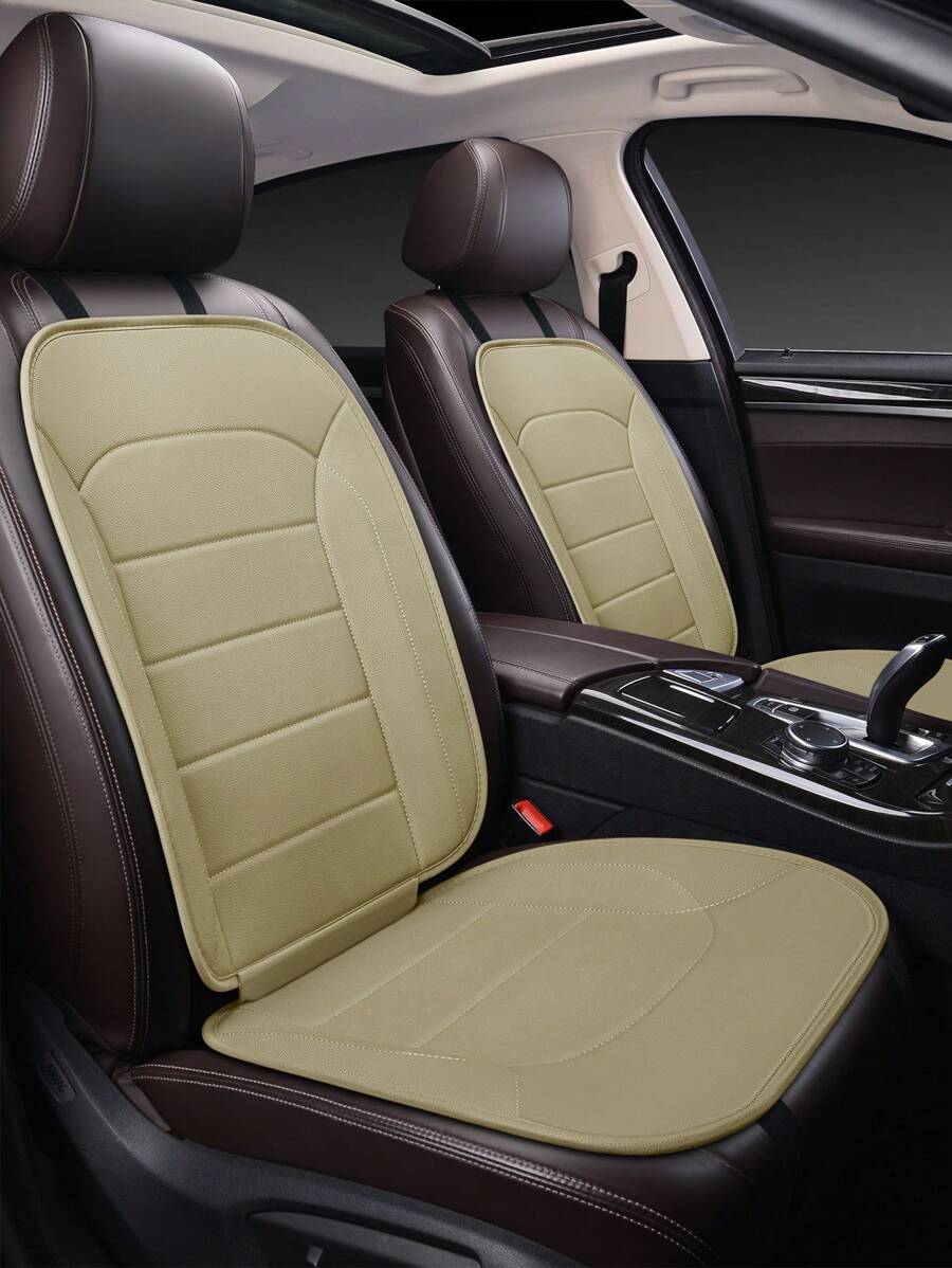1pc Car Front Seat Cushion Integrated Seat Cover All Seasons Universal Fits Most Cars(18*40inch)