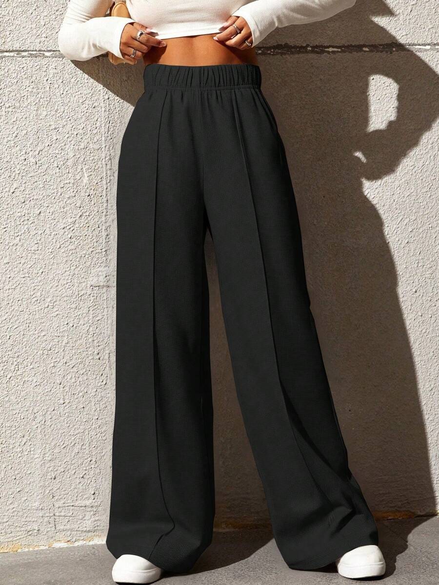 1 Pc Teen Girl Loose Casual Versatile Fashion Outdoor Straight-Leg Pants, Autumn/Winter
