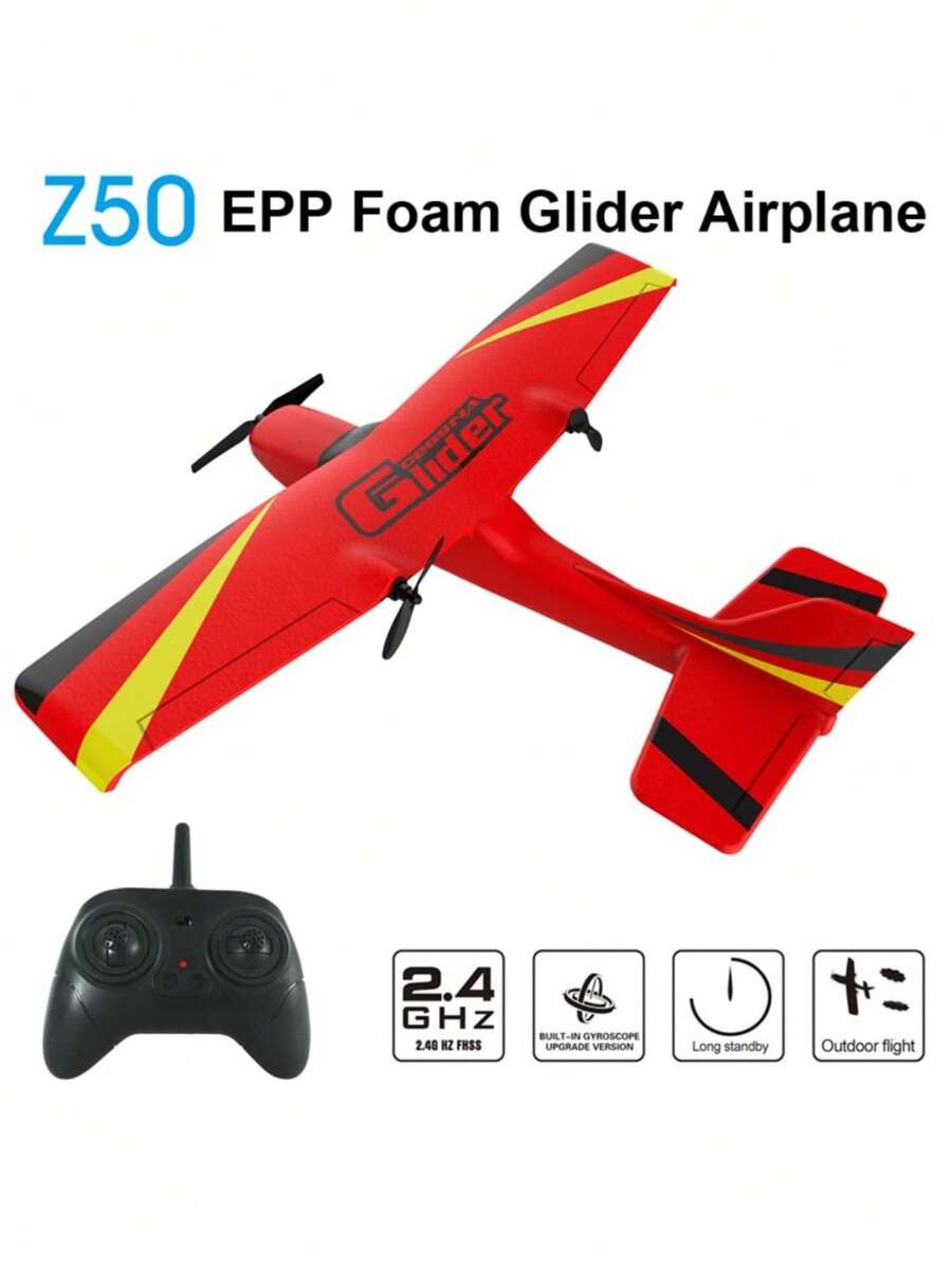 Avião RC EPP Espuma 2.4G 2CH RTF Controle Remoto Envergadura Aeronave Envergadura Fixa Avião Brinquedos Presentes Para Crianças Crianças
