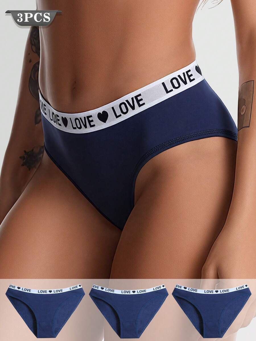 3 piezas Bragas sin costuras sexy para mujer, lencería de un solo pieza de cintura media, ropa interior femenina respirable y cómoda con diseño triangular
