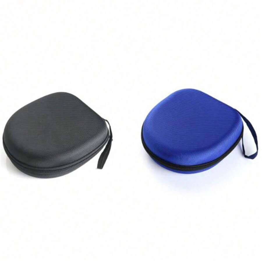 1 peça estojo de fone de ouvido de EVA à prova de choque, bolsa portátil para armazenamento de fones de ouvido, acessórios para fones de ouvido, caixa com zíper para novos fones de ouvido, estojo rígido de transporte/bolsa de viagem com espaço para Qc15, Qc3, SoundLink supra-auricular, estojo para fones de ouvido OE2