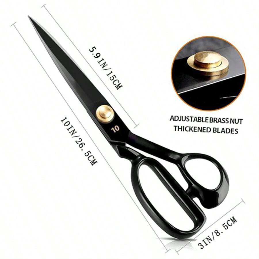 8/9/10 Inch Tailor Scissors, Heavy Duty Tailor Scissors, Manual Sewing Scissors For Home Use, Sharp Fabric And Leather Scissors