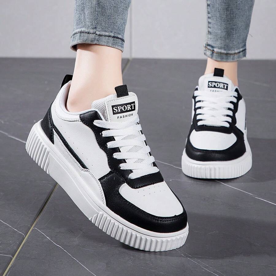 Unisex Casual Sneakers Size 36-45, Lace-Up Soft Bottom Flat Comfortable Shoes, Lightweight Low-Top Daily Small White Running Shoes For Men And Women