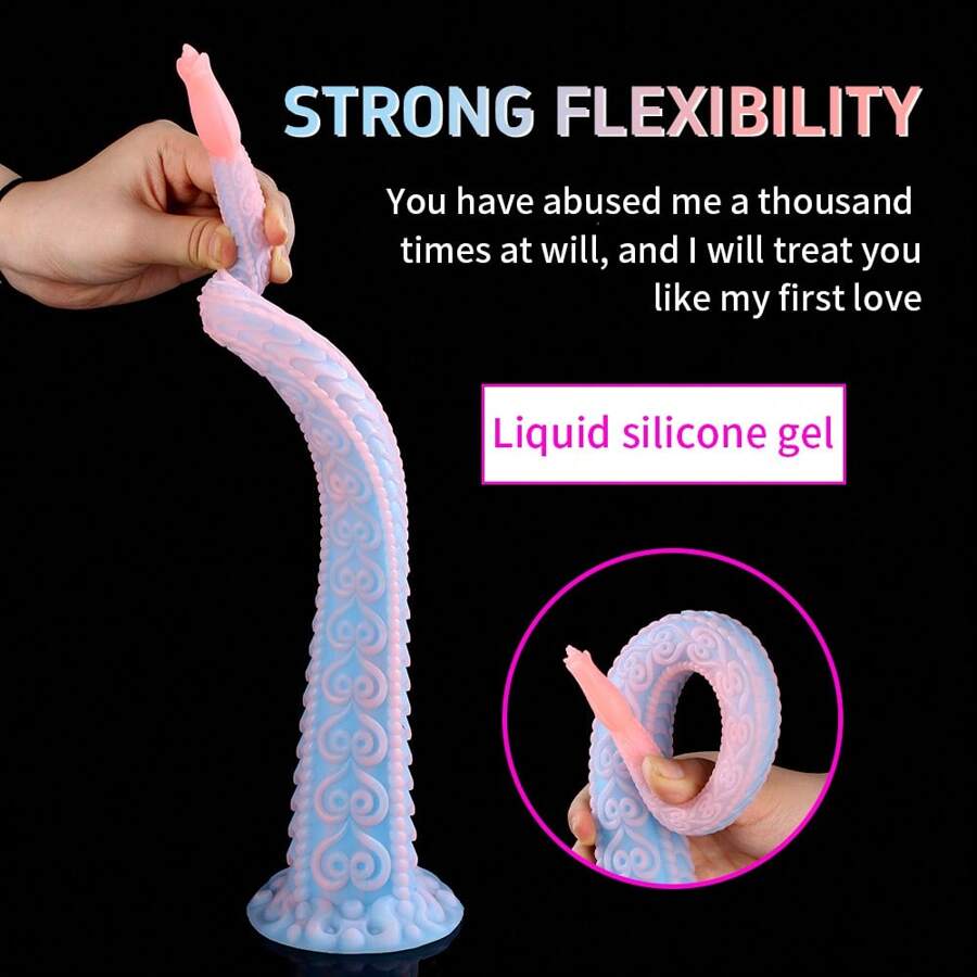 Liquid Silicone Octopus Tentacle Anal Plug Sex Toys Anal Toys Soft Anal Dildo Huge Dildo With Suction Cup Animal Dildos Sex Toys Anal Toys Big Butt Plugs Female Masturbator Prostate Massager G-Spot Stimulator Anus Dildo Large Buttplug Adults Sex Product For Men Women Lesbian Ass Plug Progressive Vaginal Anal Stimulation Monster Penis Big Buttplug Sex Toys For Vagina Anal Sexy Toys For Couples 18+ Sex Shop