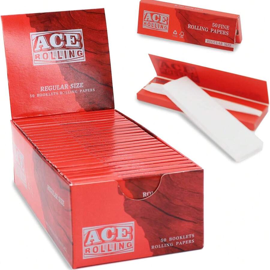Papel de fumar, Papel de fumar (70MM/2.76in) - 50 libritos con 50 papeles por librito