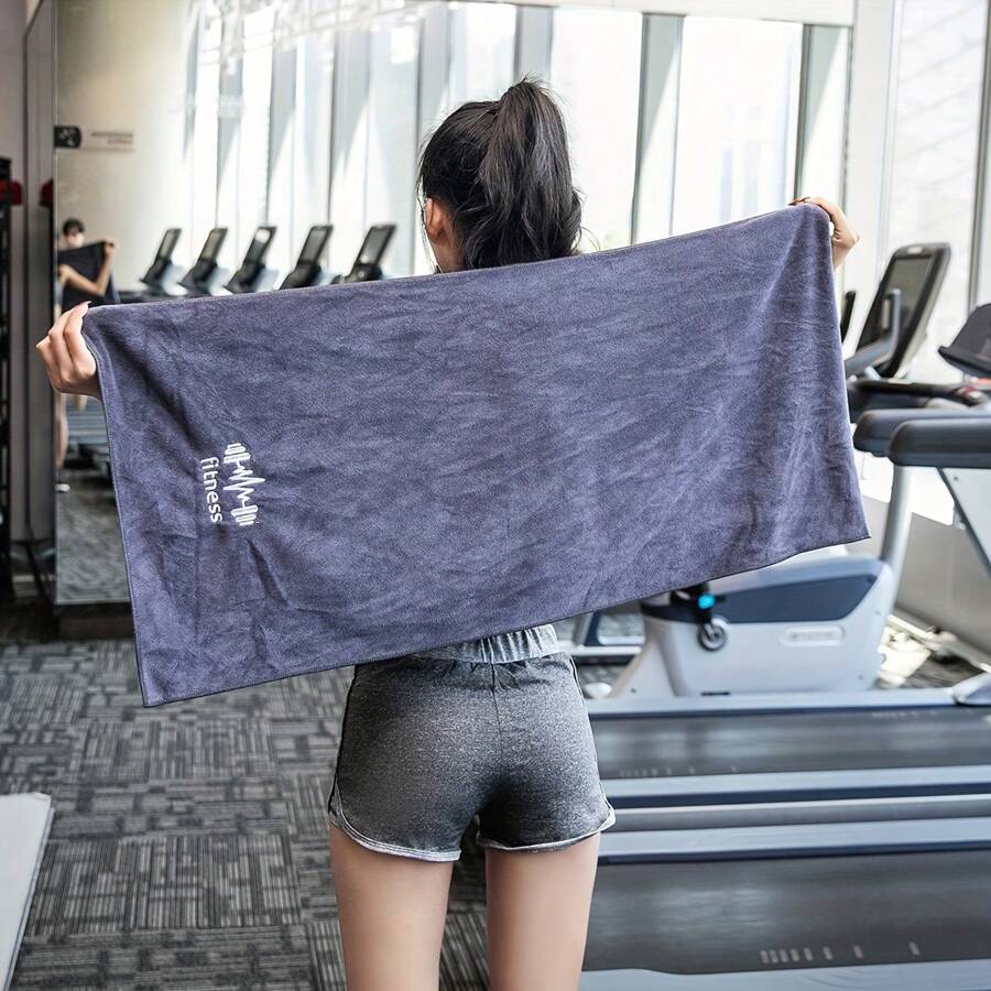 1pc Fitness Towel, Multi-Functional Quick Dry Towel, Thick Yoga Sports Sweat Towel, Outdoor Sports Sweat Towel