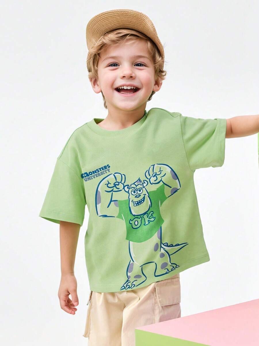 Balabala Disney Young Boys T-shirt met korte mouwen, zomers katoenen cartoon-T-shirt