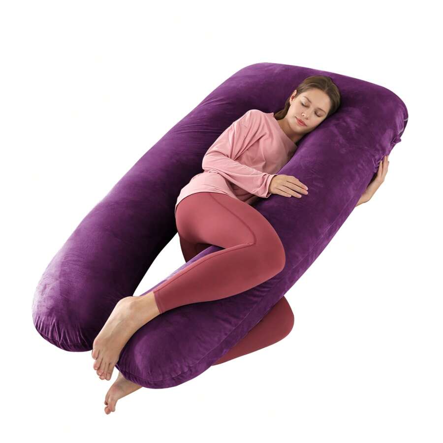 120cm Length Small U-Shaped Body Pillow Straps Replacing Pillow Case High Grade Polypropylene Cotton Filling