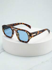Tortoise Shell Frame Blue Piece