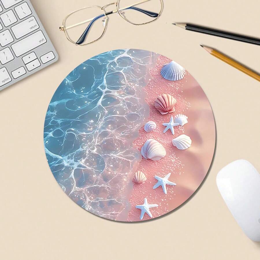 Mouse Pad Pequeno com Base de Borracha Antiderrapante, Mouse Pad Divertido Adequado para Mouse sem Fio de PC, Escritório, Laptop, Decoração de Escritório Doméstico, Presente de Suprimentos de Escritório Fofo para Mulheres e Meninas