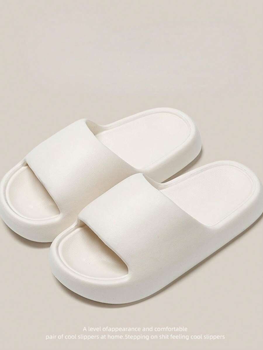 Ciabatte infradito monocromatiche semplici per bambini, antiscivolo, anti-odore, adatte per uso interno/esterno, per l'estate
