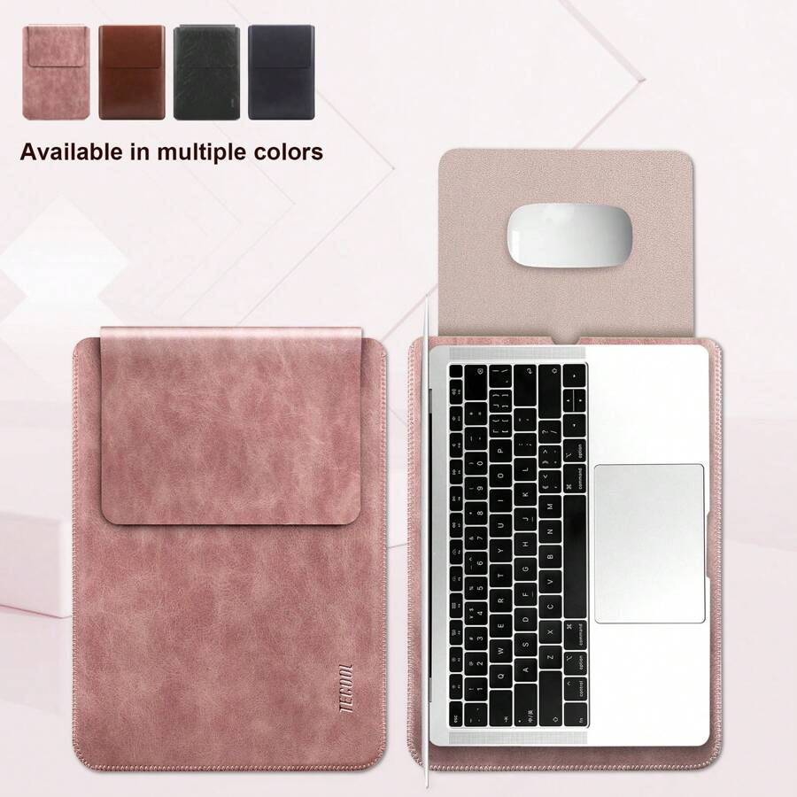 13 Zoll Leder Laptop Hülle, Laptoptasche kompatibel mit MacBook, Notebook