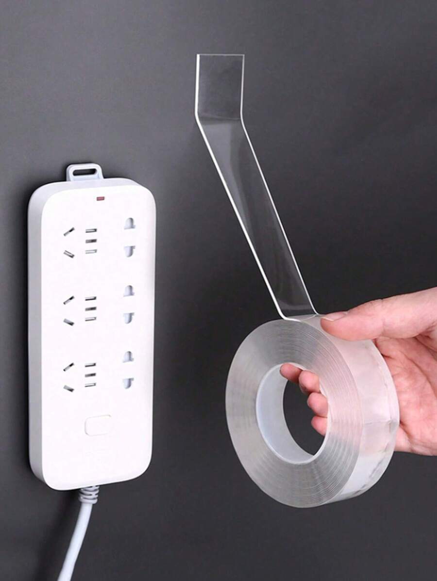3/1 Piece Of Nano Adhesive Tape, Transparent Adhesive Tape, Transparent Adhesive Tape, Double-Sided Non-Permeable Adhesive, Reusable Strong Tape, Multi-Purpose Detachable And Washable Transparent Nano Tape, Suitable For Home/Office/Car Adhesive Items, Most Suitable For Home Decoration Tools, Non-Destructive Stickers, Wall Stickers Back To School