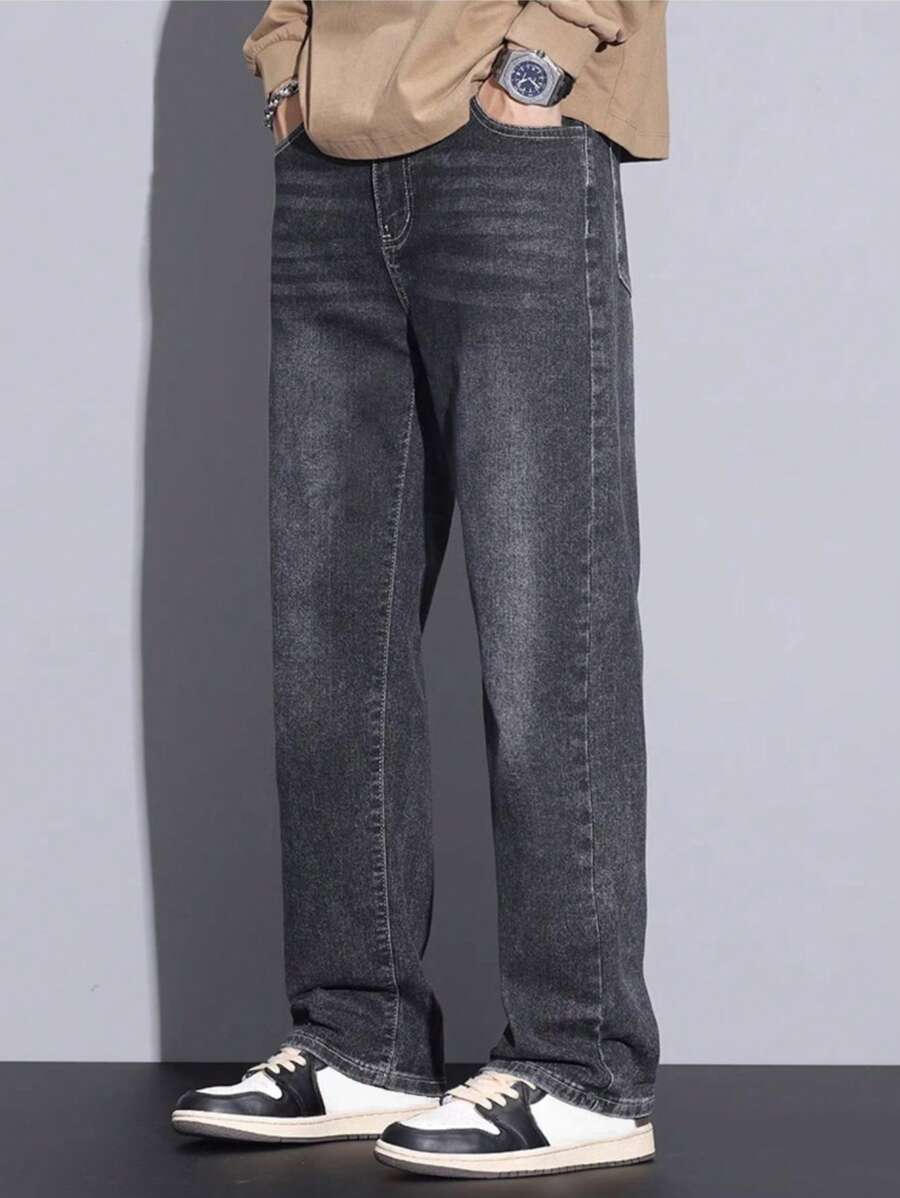 Boys & Teens' Casual Straight Leg Jeans