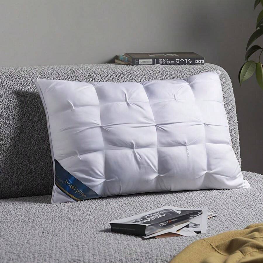 Luxurious Body Pillows, Hotel Collection, Soft Polyester Cover, Compressible, Breathable, Non-Deformable, Neck Support For Side, Back, And Stomach Sleepers, Dry Clean Only