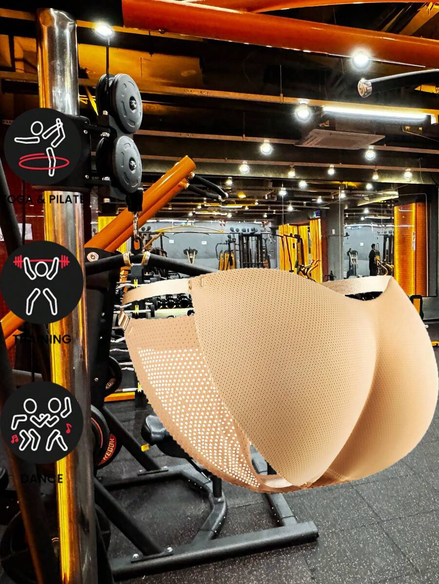1 pièce Pantalon respirant à faux fesses pour l'extérieur et les sports d'été. Sous-vêtements de maintien corporel invisibles et respirants, sans trace, soulevant les hanches, confortables, avec des fesses en forme de triangle. Short gaine amincissant pour le ventre, ceinture lombaire amincissante pour le corset