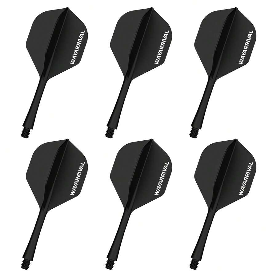 WayArrival WAYARRIVAL Integrated Dart Flights And Shafts - 6 Pack PP Material 2BA Molded Flights With Stems, Durable & Lightweight Design For Enhanced Performance