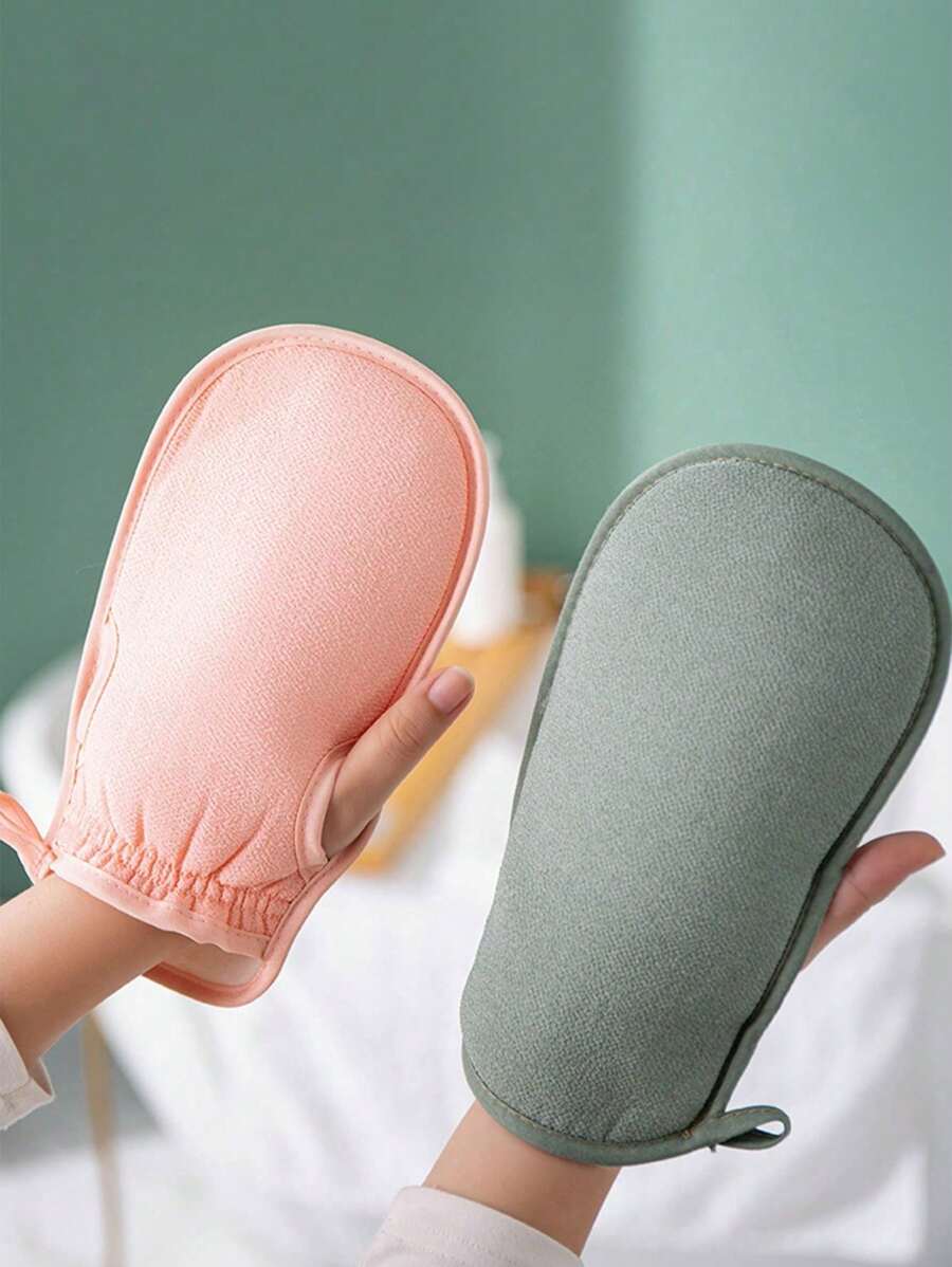 1pc Reusable Face Exfoliating Gloves, Deep Cleansing Exfoliating Gloves, Not Irritating Skin, Multipurpose For Face Exfoliation, Face Scrubbing And Body Cleaning, Exfoliating Scrub Gloves, Face Scrub Or Dry Skin Remover