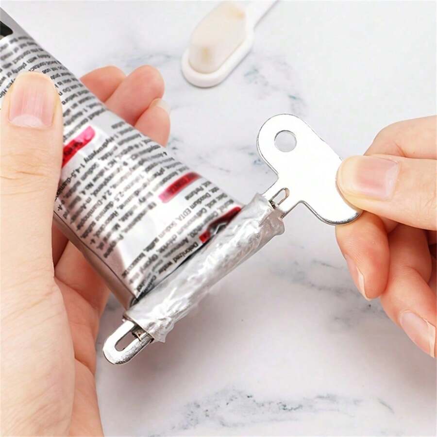 1pc/2pcs Manual Toothpaste Squeezer, Tube Dispenser Tool, Toothpaste Facial Cleanser Squeezer For Bathroom, Bathroom Accessories Back To School