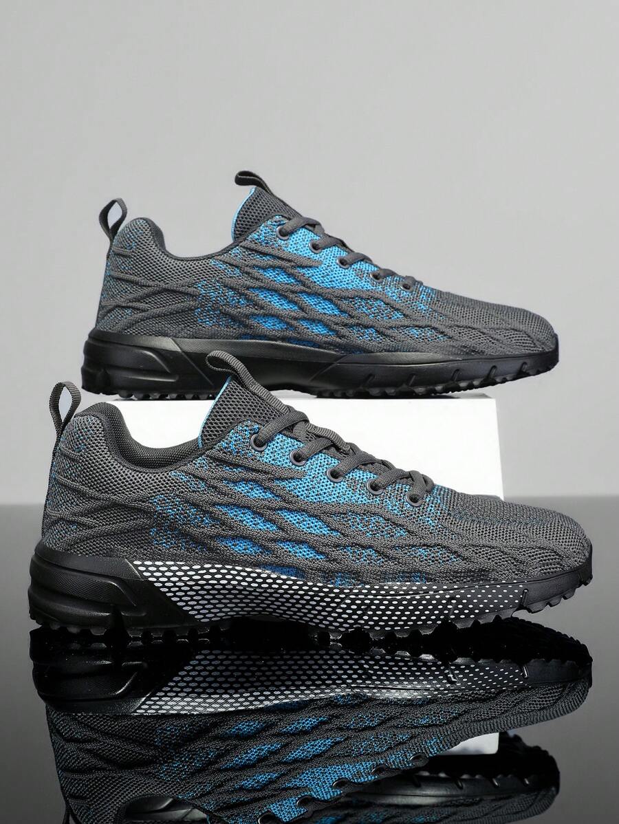 GNVA Men's Lace-Up Casual Running Sneakers, Breathable Non-Slip Sports Shoes, Versatile & Travel Footwear