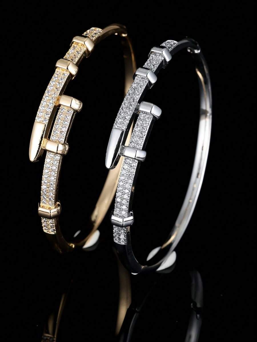1 pulsera de lujo, adecuada para uso diario, ir y venir del trabajo y fiestas para mujeres