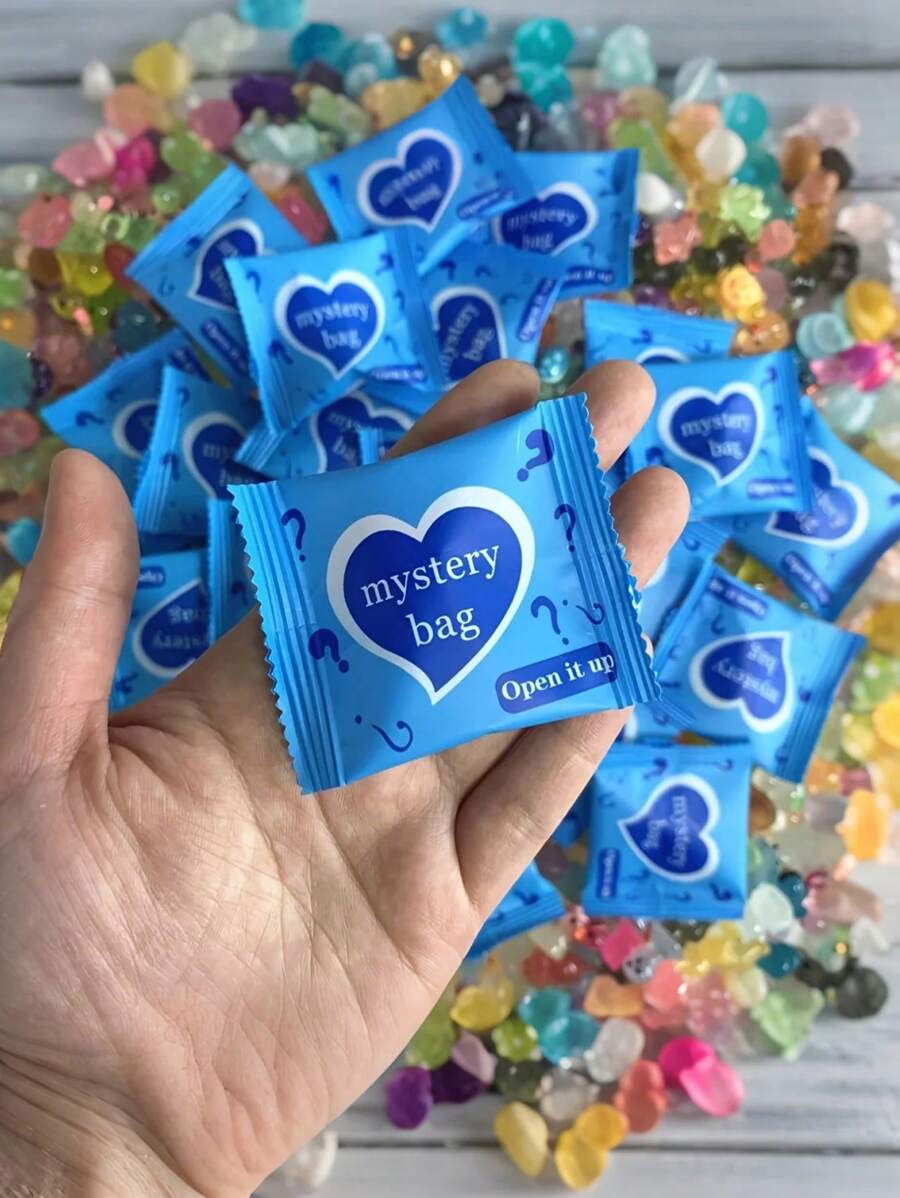 20pcs-Surprise Mini Game Blind Bag,Mystery Bag, Simulated Tiny Food Miniature Mystery Bags, Assorted Miniature Food Models, For Phone Case Decorations, Party Favors, Birthday Gifts, Dollhouse Decor
