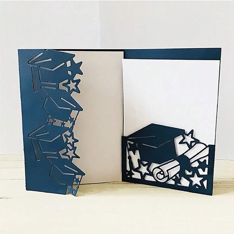 1pc Graduation Season Greeting Card Decoration Metal Cutting Tool Mold DIY Crafts Scrapbook Paper Knife Process