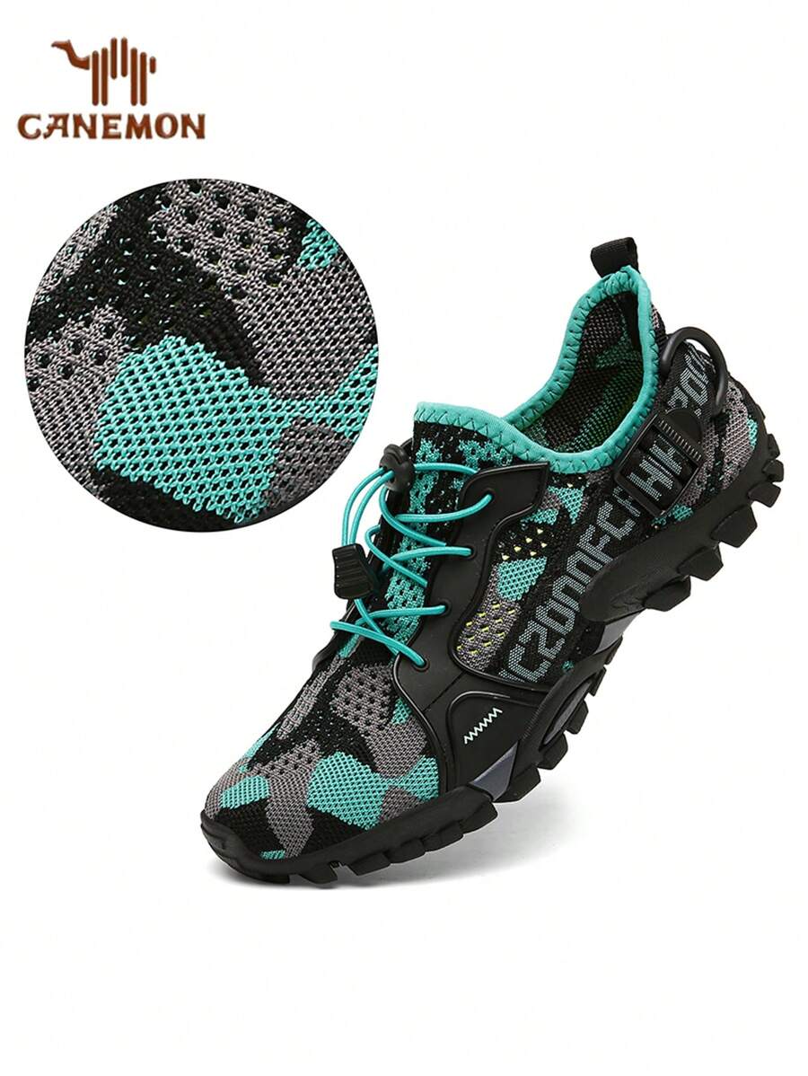CANEMON Outdoor Men's Casual Sports Hiking Shoes, Lightweight Outdoor Non-Slip Athletic Sneakers