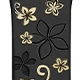 Negro con flores amarillas