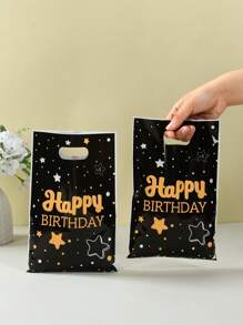 Black and Gold Stars